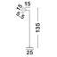135cm Swing Arm Floor Lamp