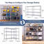 Yelena 180 cm W Shelving Unit-1179672862