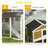 Mona Weather Resistant Rabbit Hutch with Ramp,wood-995353591-953760361