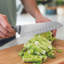 BergHOFF Balance Non-stick Stainless Steel Santoku Knife 6.75", Recycled Material