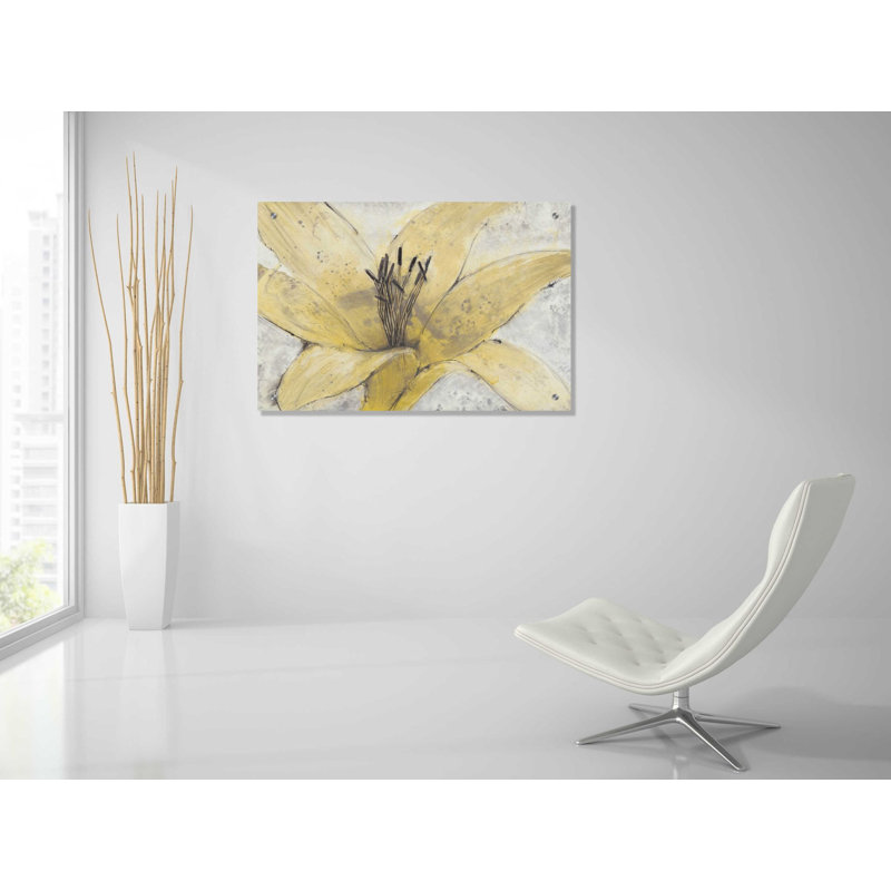 «Transparent Flower I» par Tim O'Toole, art mural en verre acrylique, H 24 po x l 36 po x P 0,2 po