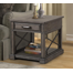 Cybulski End Table with Storage