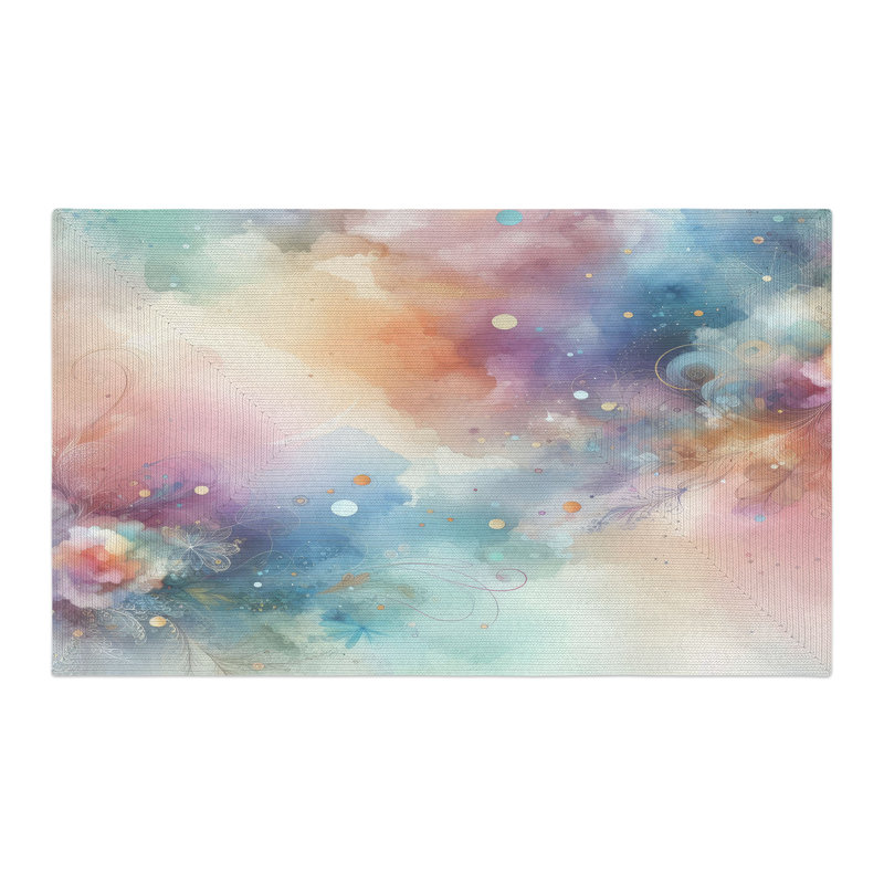 Tapis tressé Ethereal Sprinkles, Rectangulaire 3 pi x 5 pi