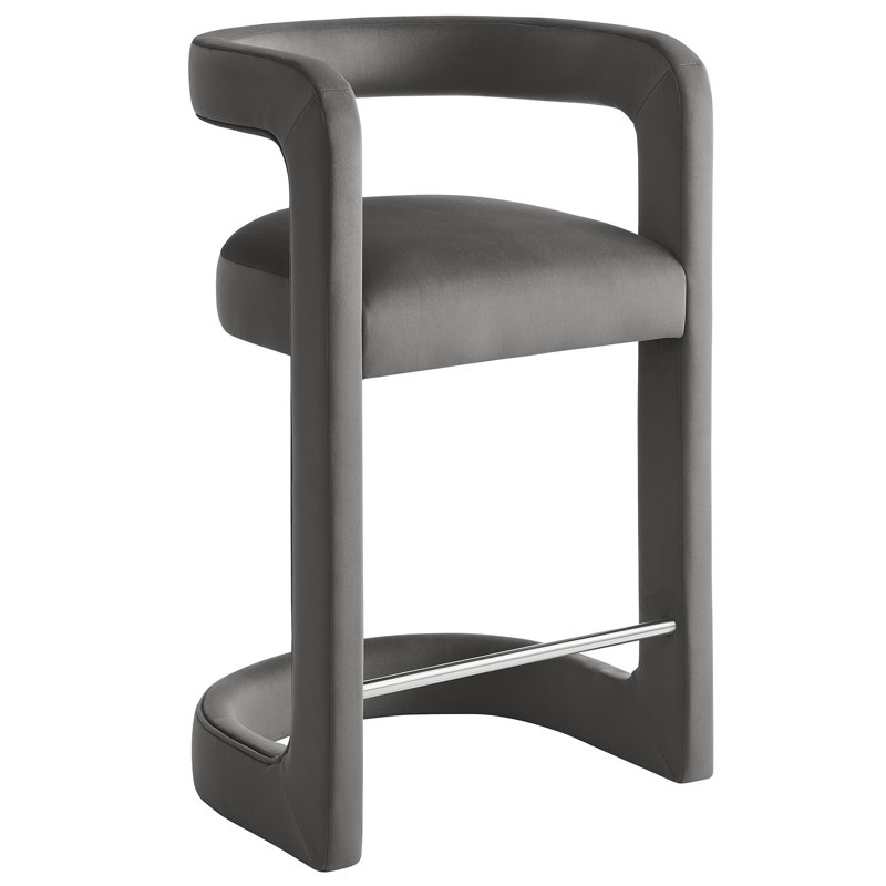 Tabouret Winslow Performance, Gris tempête, Tabouret de comptoir (siège d'une hauteur de 27 p