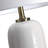 2-Pack 3-Way White Ceramic Table Lamp