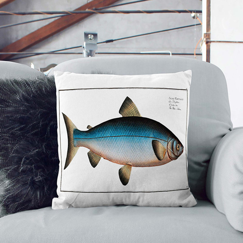 Square Throw Cushion, 40cm H x 40cm W x 15cm D