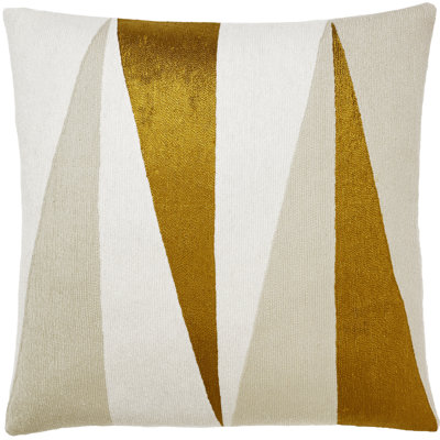 Blade Hand-Embroidered Chain Stitch Pillow