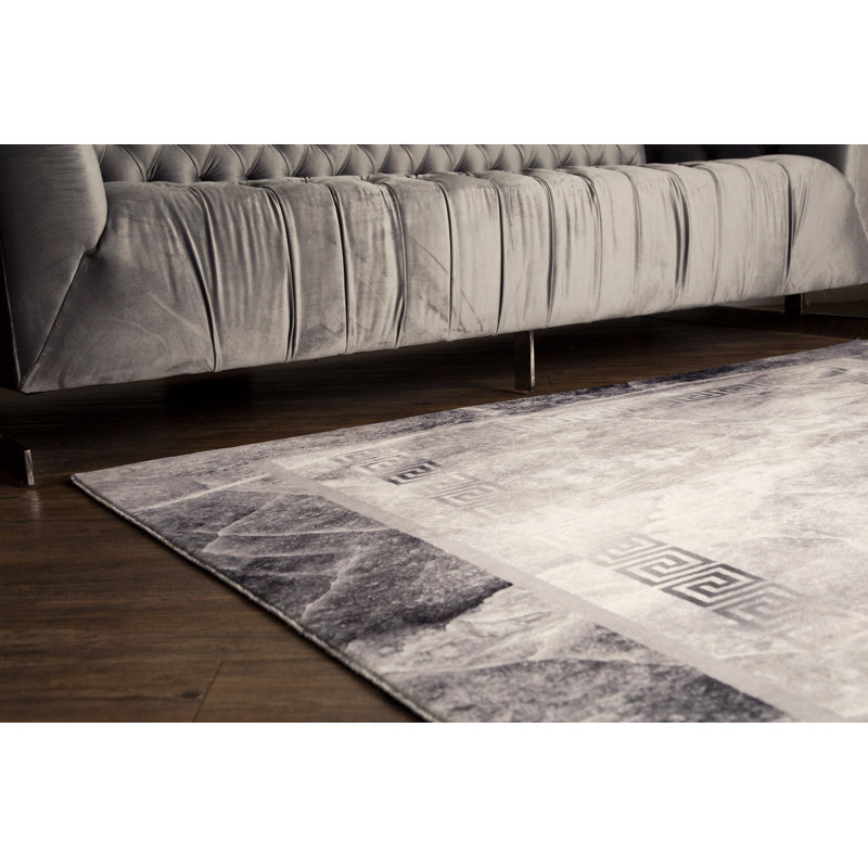 Tapis brun clair / gris Doerun