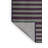 Machine Washable Horizontal Stripes Purple Area Rug-991308699