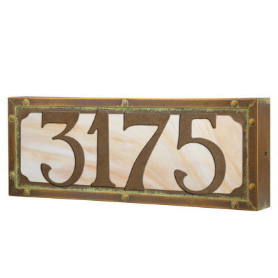 Rectangle Address Plaque Frame