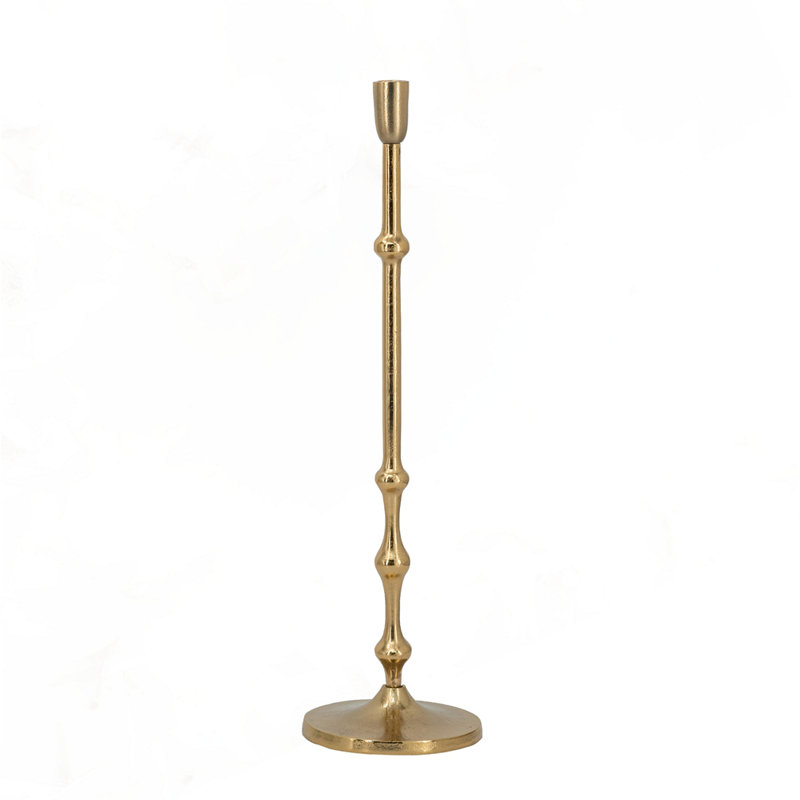 Porte-bougie effilé D5x19, H 19 po x l 5 po x P 5 po