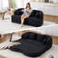 Le canapé-lit pliable 2-en-1 avec support sans ressort et mousse à haute densité se transforme sans effort de la place assise à la surface de couchage pleine grandeur pour les petits espaces.-1941744434