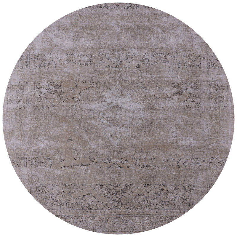 Tapis oriental gris Roderica, Rond 7 pi