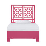 Lattice Back Platform Bed