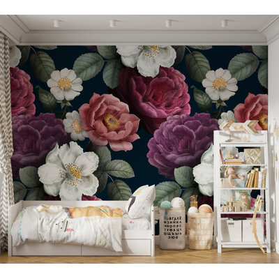 Papier peint de qualité supérieure - rétro floral