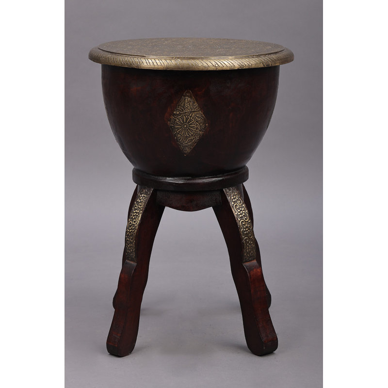 Tabouret en bois 17 po Danuj