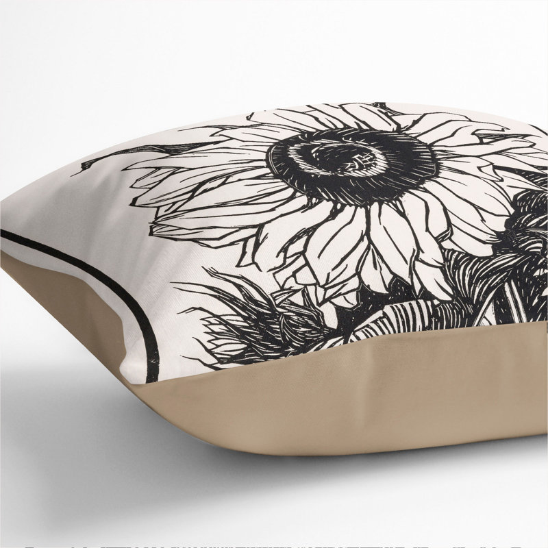 Square Throw Cushion, 55cm H x 55cm W x 20cm D, Stone
