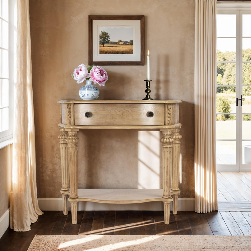 Console 34 po Roloff, Beige antique