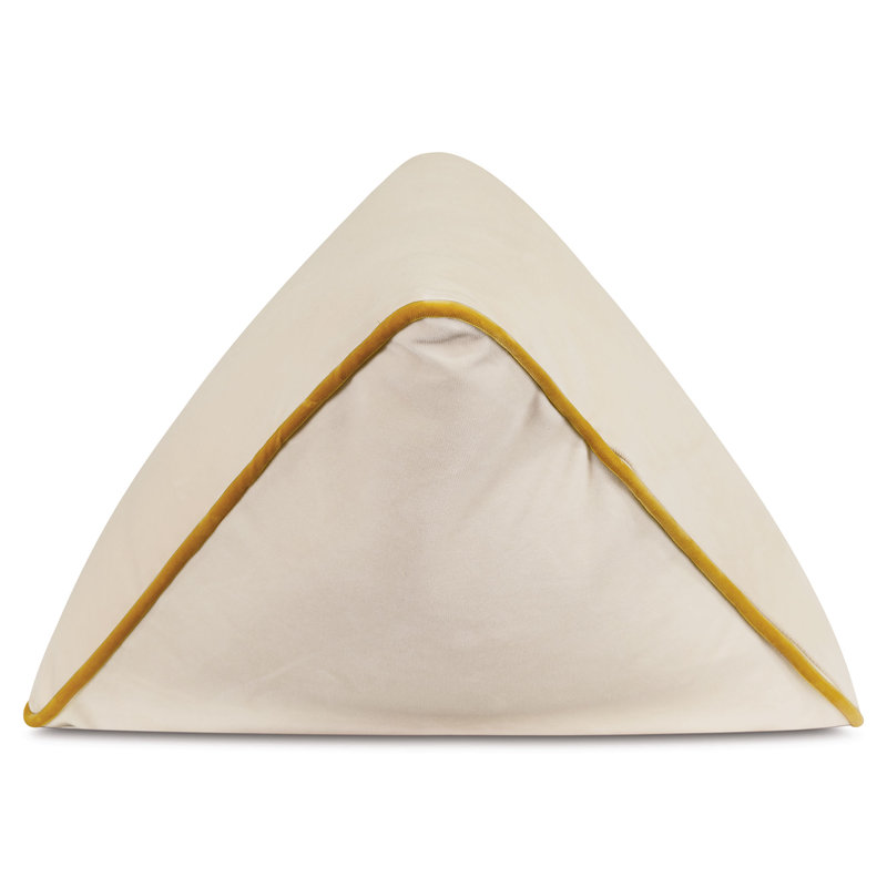 Housse et insert de coussin décoratif Studio 773 Lifestyle Pyramid, Ivoire