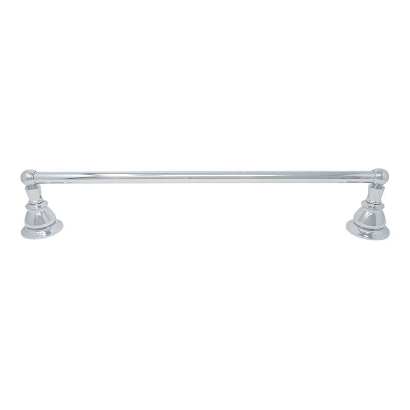Rio Grande Traditional Wall Mount 18 in. Towel Bar, Solid Brass and Escutcheons by Strom Living, 1.56" H x 21" W x 2.23" D