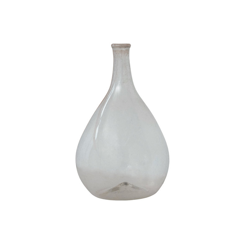 Vase en verre Timeless Elegance, H 11 po x l 6,25 po x P 6,25 po
