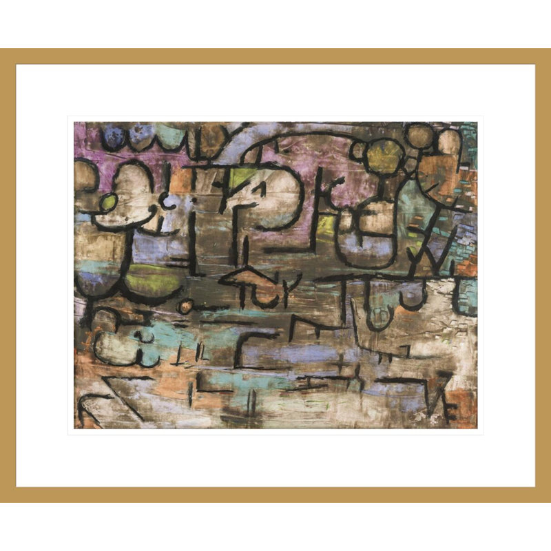 «After the Flood» par Paul Klee, impression giclée sur cadre, H 17,75 po x l 21,54 po