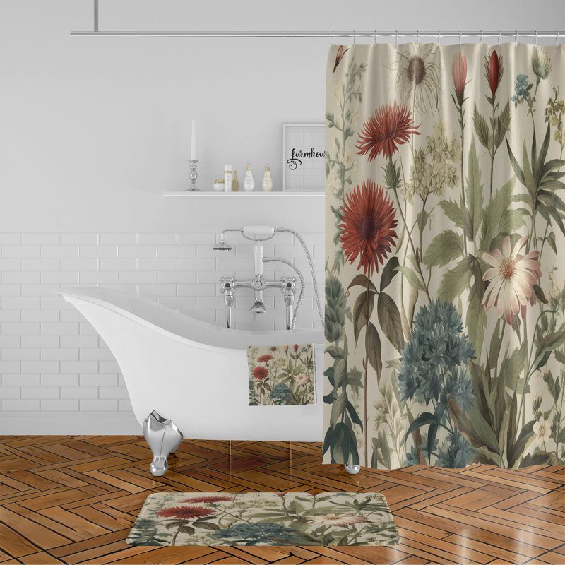 Floral Shower Curtain