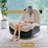 Bear Shape Recliners - 360° Spin, 30° Swing, Tilt