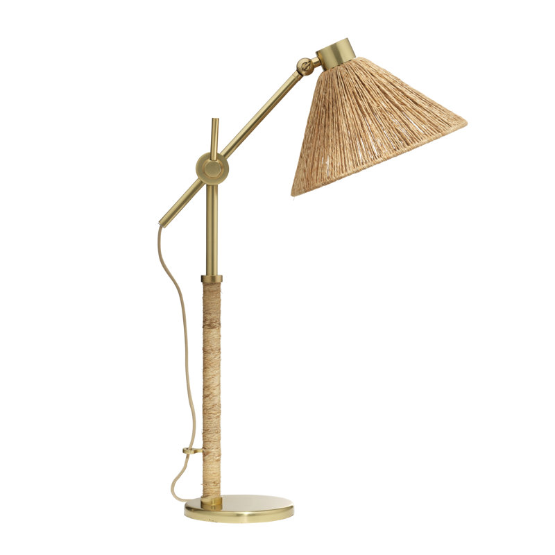Fitzgerald Abaca Rope Table Lamp, Natural