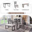 6-Piece Contemporary Dining Set with Cushioned Seating and Premium MDF