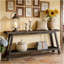 Canapé à 2 niveaux, console, table d'appoint-124443335