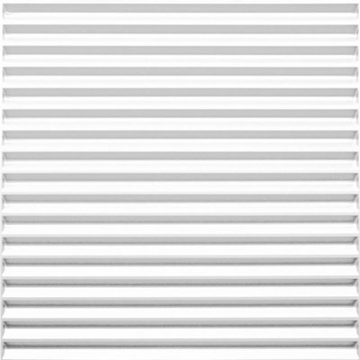 Corrugated 2ft. x 2ft. Drop-In PVC Lite Ceiling Tile