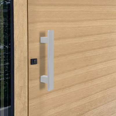 Poignée de porte à double face à tirer, poignée de porte en forme de H (1,57 (l))