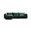 Canapé modulaire rembourré en tissu et chenille 3 places Cath-1220251373-1242461326