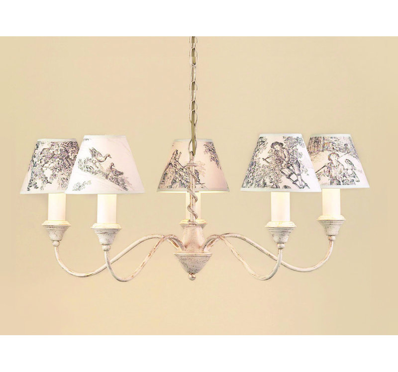 Ilyes 5 - Light Shaded Chandelier