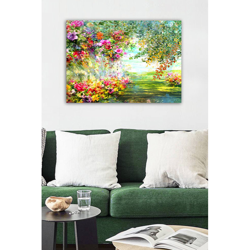 Peinture sur toile tendue