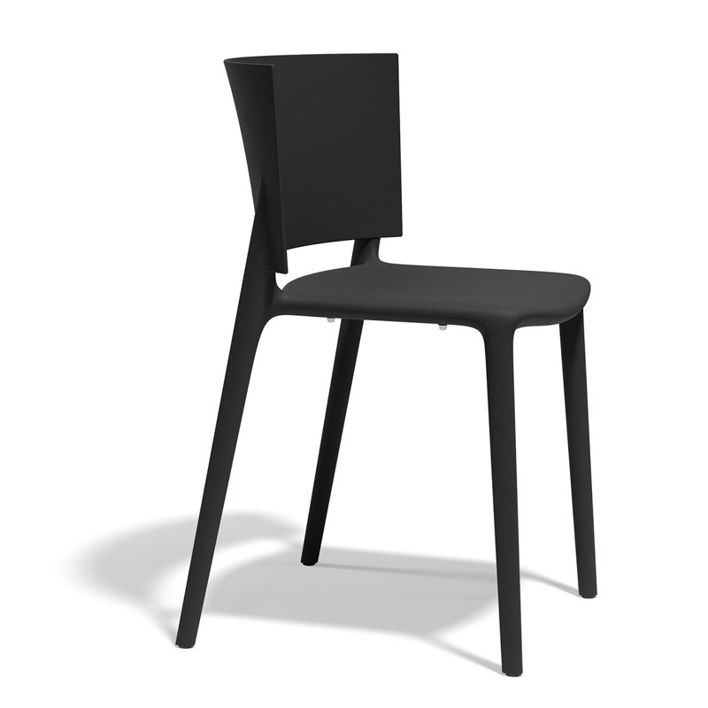 AFRICA Side Chair (Indoor/Outdoor), Black