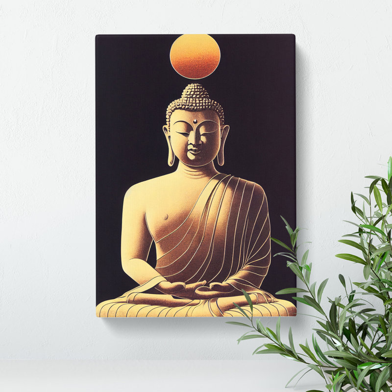 Buddha Under The Sun - Wrapped Canvas, 60cm H x 40cm W x 3cm D