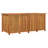 Ebern Designs Meradith 175cm W Water Resistant Acacia Solid Wood Deck Box in Brown