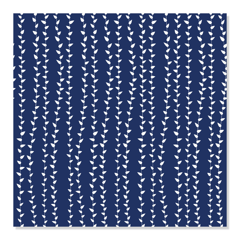 Panneau de papier peint Croswell, L 24 po x L 96 po, Bleu