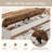 Farmhouse King Bed With 80" Tall Storage Headboard With 4 Drawers And Storage Bench，Rustic Wood Platform Bed Frame-381096198-370698463