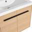 Ensemble de meuble-lavabo en résine Oak-1256414661-1256414657