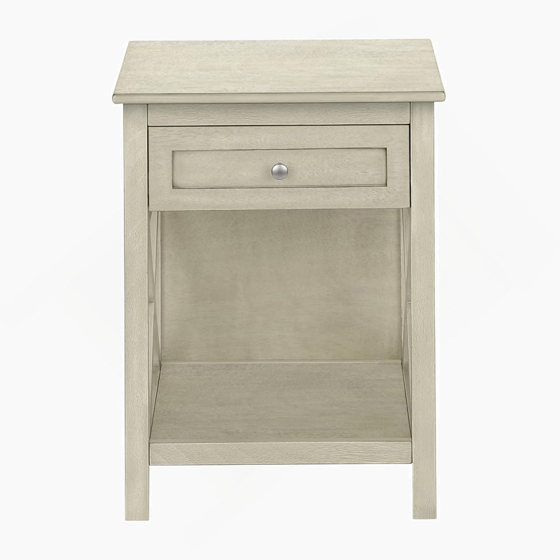 End Table With One Drawer And Shelf