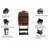 Alvita Freestanding Valet Stand