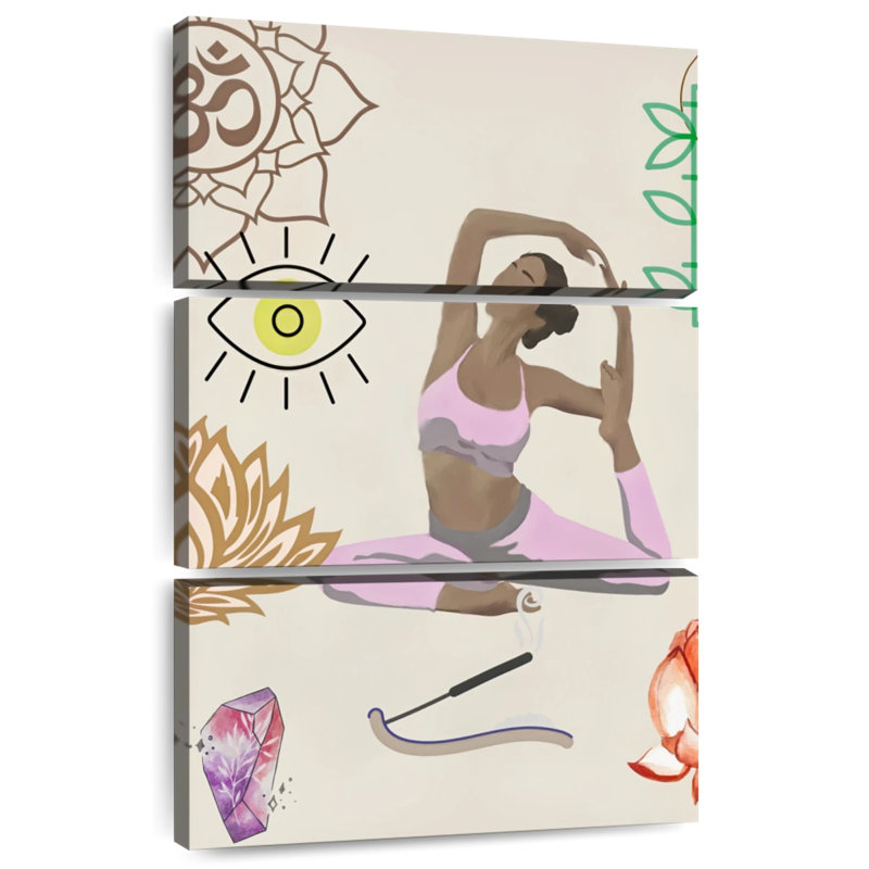 Senne Yoga Pose IV, 50" H x 32" W