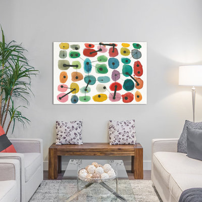 «Mid Century II» par Cheryl Warrick, reproduction d'art sur toile tendue