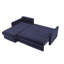 Orea Corner Sofa Bed with Large Sleeping Function and Double Storage Container 227x150cm Elegant Living Room-408382547-408382546