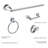 Alta Bay Towel Bar 24", Polished Chrome