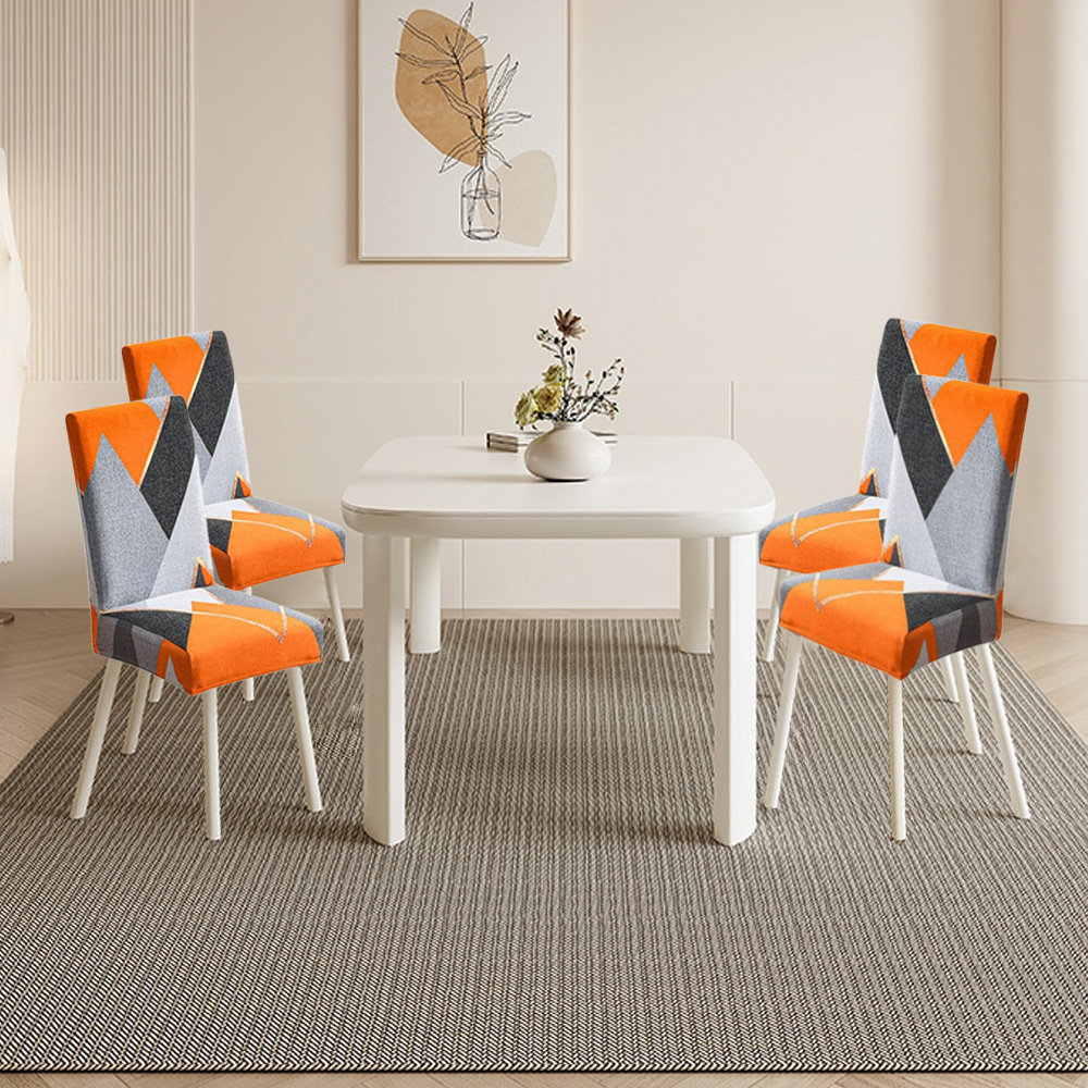 Box Cushion Dining Chair Slipcover (Set of 6) Latitude Run®