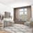 Solid Wood Circle Wall Mirror
